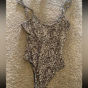 leopard print bodysuit